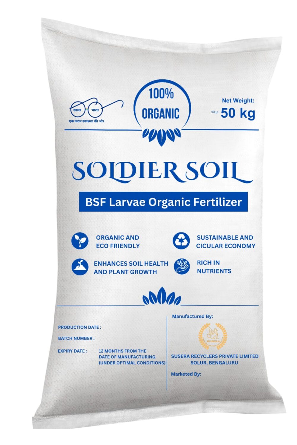 Soldier Soil – BSF Frass (NPK 13.5)